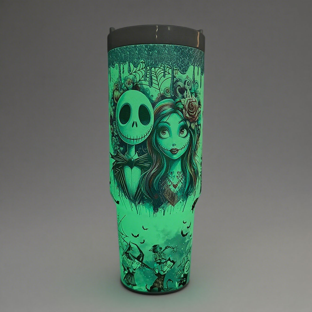 40oz Glowing Tumbler - A Radiant Halloween Gift.