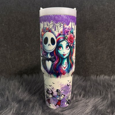 40oz Glowing Tumbler - A Radiant Halloween Gift.
