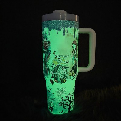 40oz Glowing Tumbler - A Radiant Halloween Gift.