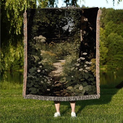 Dark Fairycore Woodland Tapestry ,Halloween gift, Christmas Gifts.