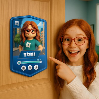 Personalized Portrait Cards With Names,a Perfect Christmas Gift for Boys and Girls.