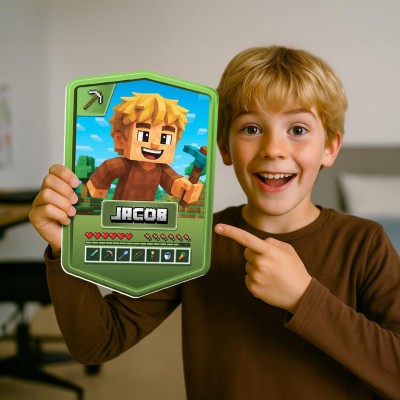 Personalized Portrait Cards With Names,a Perfect Christmas Gift for Boys and Girls.