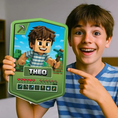 Personalized Portrait Cards With Names,a Perfect Christmas Gift for Boys and Girls.